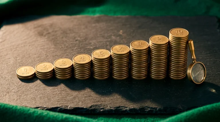 Stacking coins symbolising compounding bookmaker margins across round robin bets