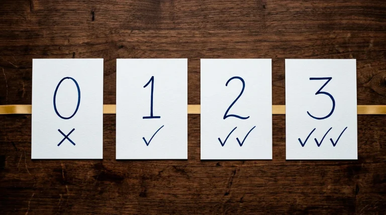 Four horse racing scenario cards showing outcomes with zero to three winners